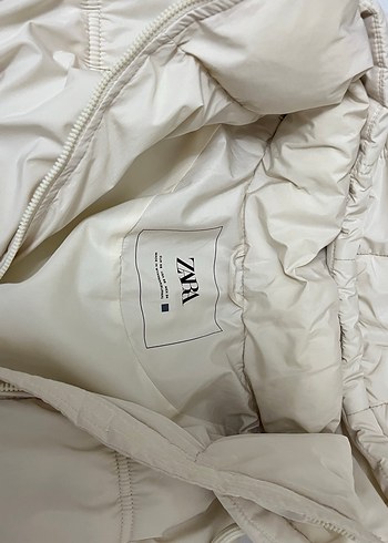 Beyaz Zara Şişme Mont - Görsel 4