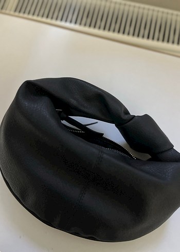 Kadın Siyah Deri El Çantası Suud marka - Görsel 3