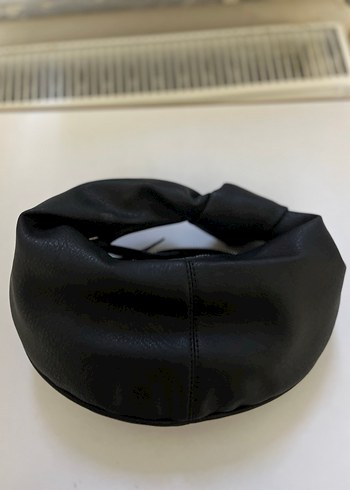 Kadın Siyah Deri El Çantası Suud marka - Görsel 2