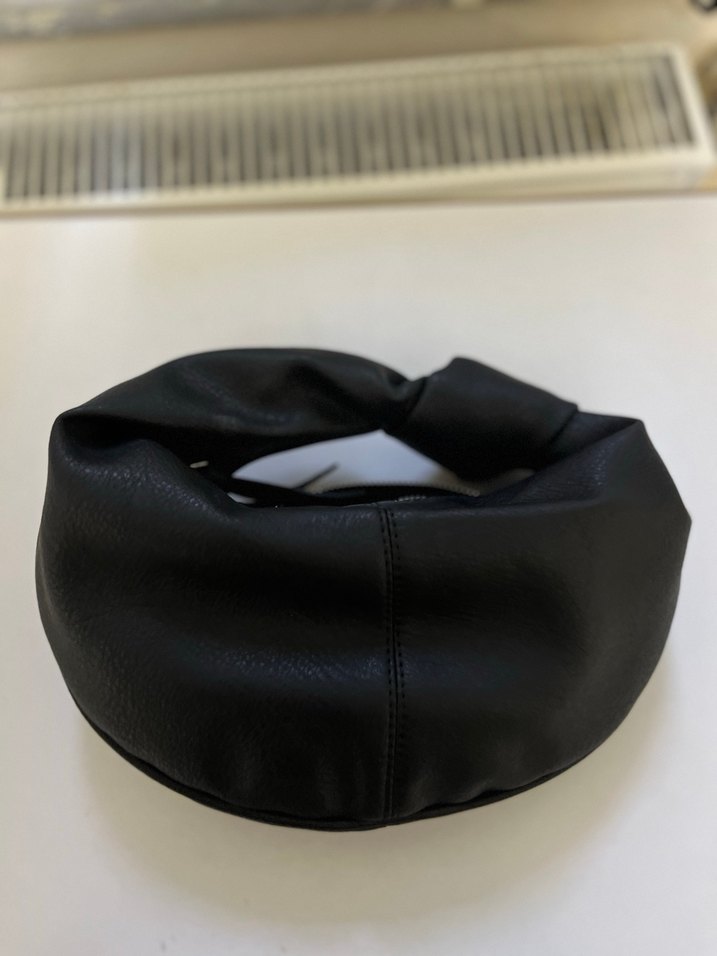 Kadın Siyah Deri El Çantası Suud marka - Görsel 2