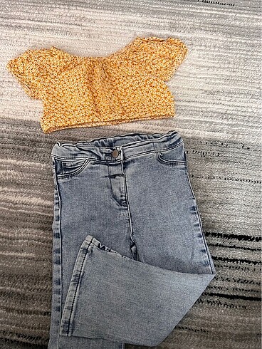 Lcw crop pantolon takım