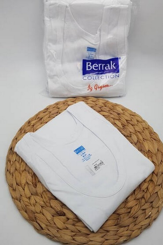 Berrak Erkek Beyaz Kısa Kollu Atlet - Görsel 2