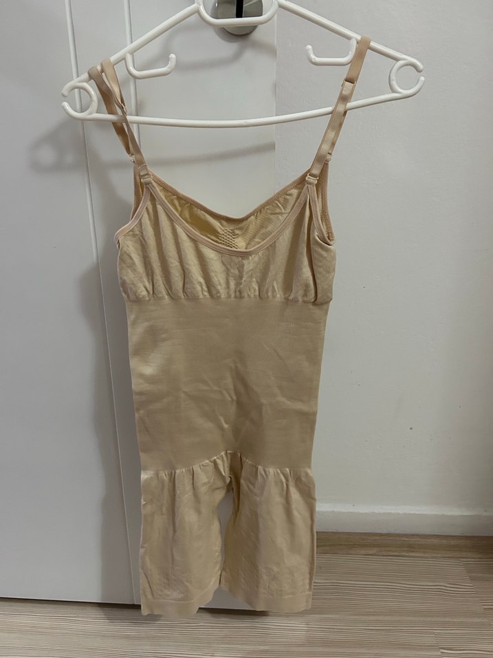 Bej Renkli İnce Askılı Korse - Görsel 2