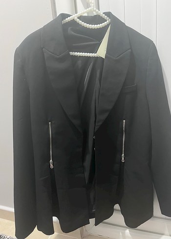 Siyah Kadın Blazer - Görsel 2