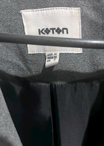 Gri Düz Kaban - Görsel 3