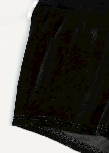 Siyah mini şort - Görsel 2