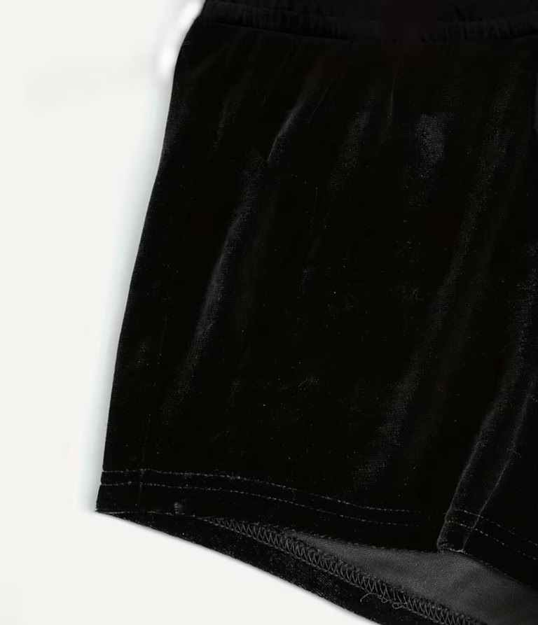 Siyah mini şort - Görsel 2