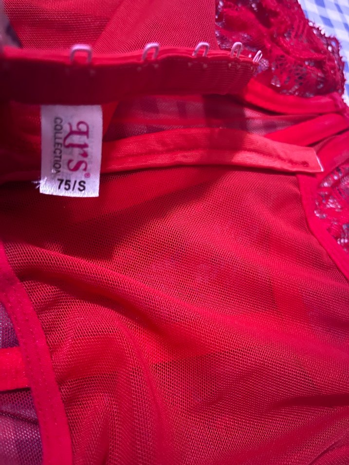 Kırmızı korse büstiyer - Görsel 3