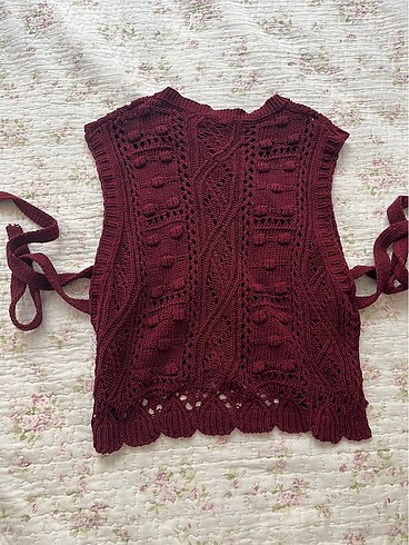 Bordo süveter