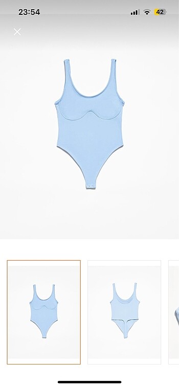 Dilvin mavi body-suit