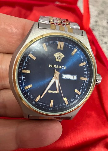 Versace Mavi Celik Klasik Erkek Kol Saati