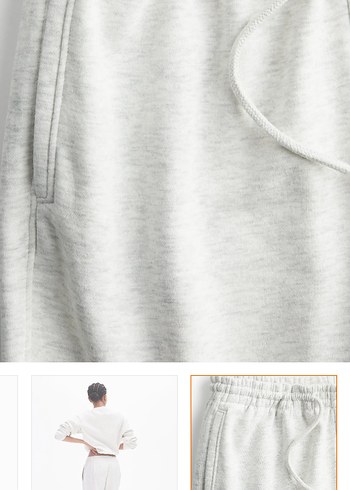 Gri Kadın Rahat Kesim Sweatpant