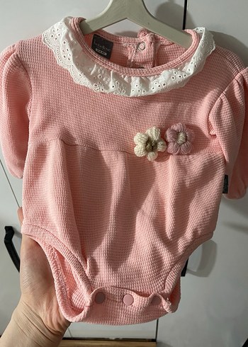 Pembe Bebek Kız Tulum romper - Görsel 2