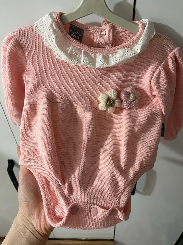 Pembe Bebek Kız Tulum romper - Görsel 2