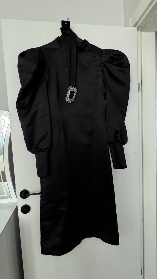 Betül saday saten abiye - Görsel 3