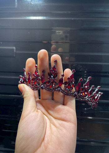 Kırmızı Payetli Mini Bohem Küpeler - Görsel 2