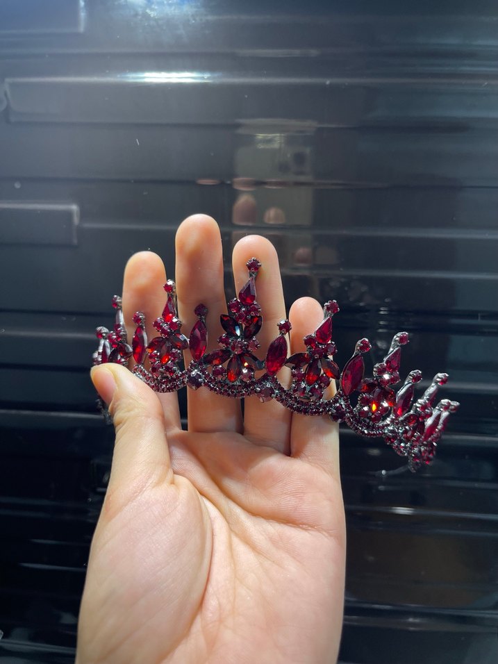 Kırmızı Payetli Mini Bohem Küpeler - Görsel 2