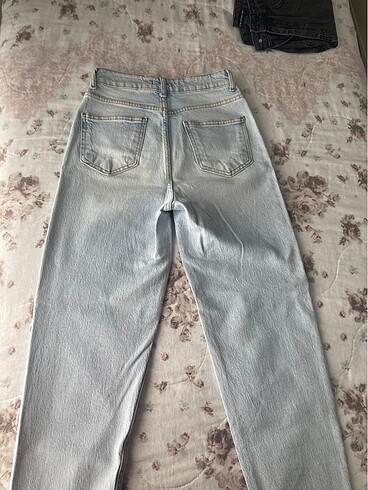 36 Beden mavi Renk Trendyolmilla mom jean