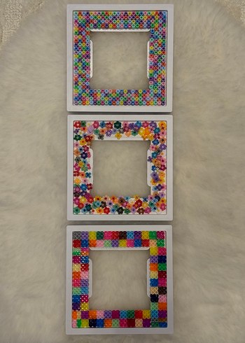 Hama Boncuklu Duvar Çerçeve Seti 3lü - Görsel 2