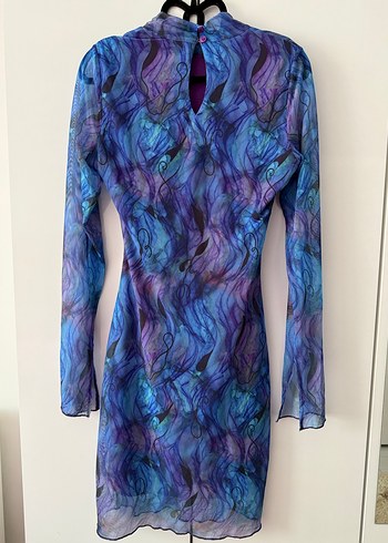 Tül astarlı elbise - Görsel 2