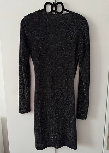 Simli Kruvaze elbise - Görsel 3