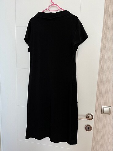 l Beden siyah Renk Siyah penye abiye ofis elbisesi günlük yazlık elbise mezuniyet