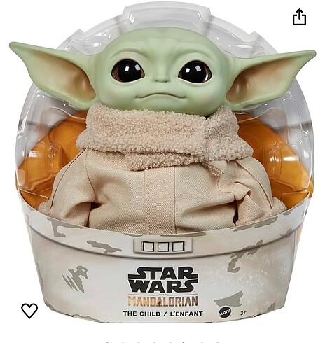 Star wars baby yoda mandalorian peluş figür