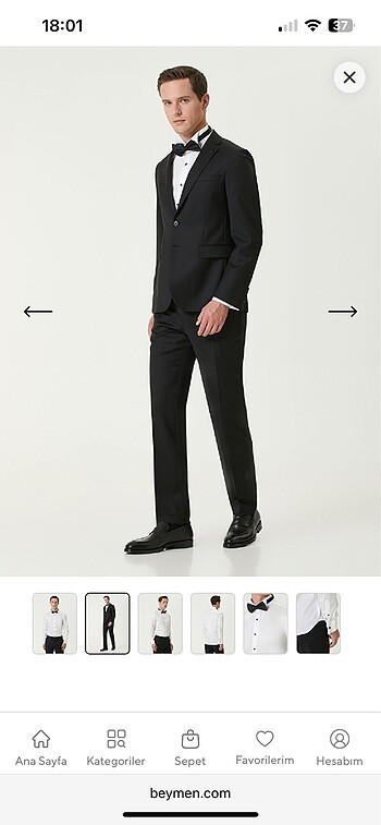 Beymen Business Beymen business smokin damat gömlek papyon