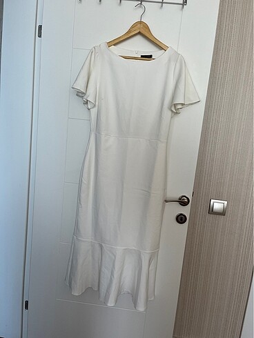 xl Beden İsteme nişan elbisesi beyaz
