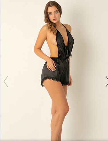 Diğer Saten tulum babydoll