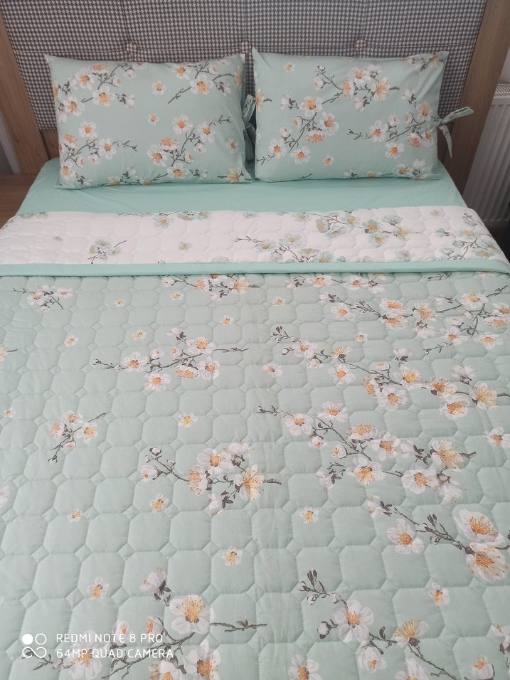 Çift kişilik kapitone pike takımı - Görsel 3