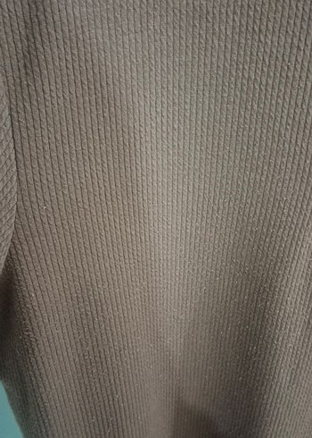 Düğmeli Uzun Kollu Kadın Triko Elbise - Görsel 4