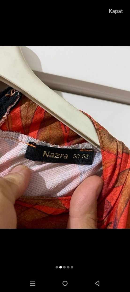 Uzun Kollu Bohem Elbise - Görsel 2