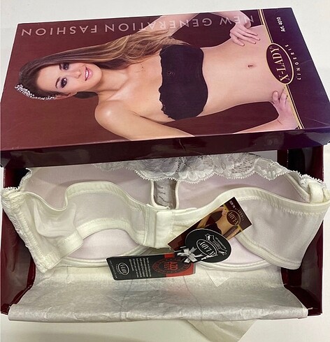 85 beden straplez dantelli sütyen - Görsel 3