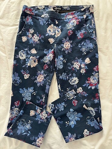 XL beden çiçek desenli pantolon