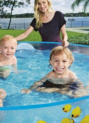 Esnek pvc havuz 1.83 çapında  - Görsel 4