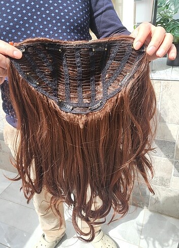 Yarım baş peruk - Görsel 5