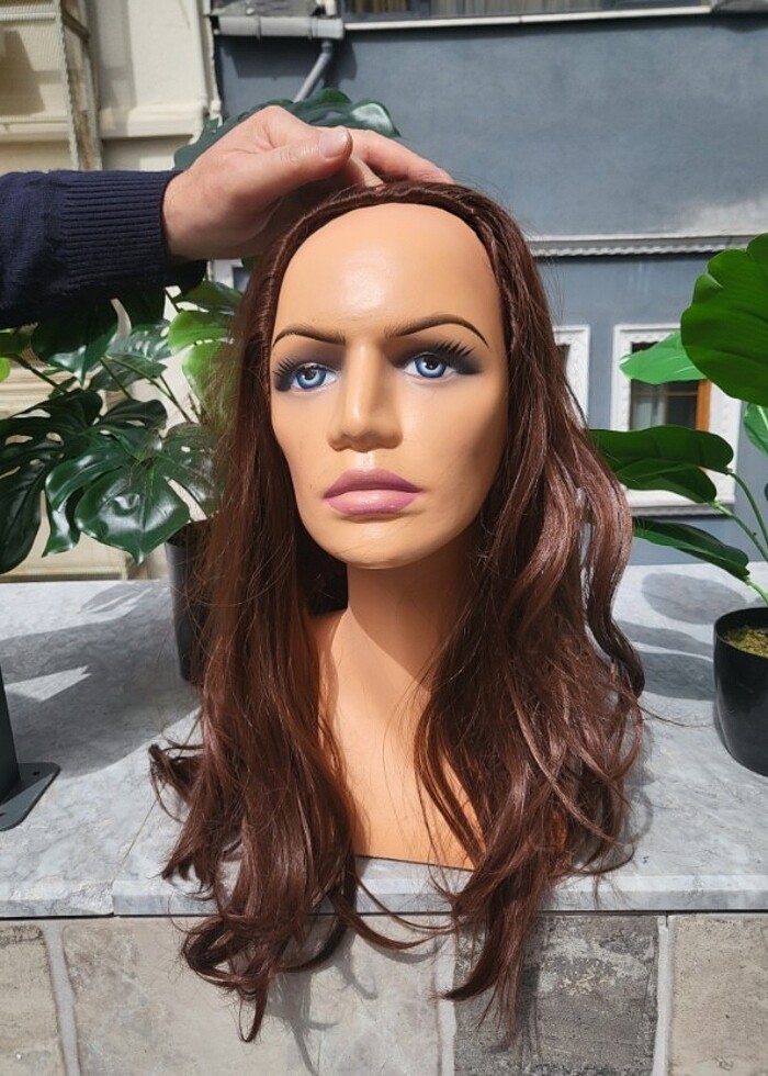 Yarım baş peruk - Görsel 2