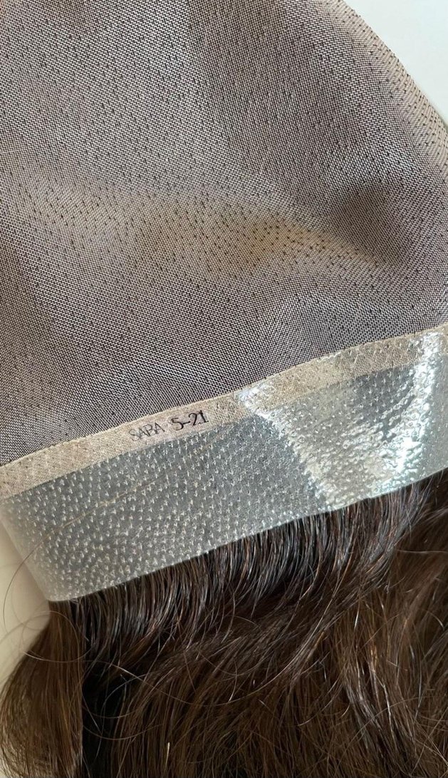 full cap Bayan uzun protez 100% gerçek saç perugu - Görsel 4