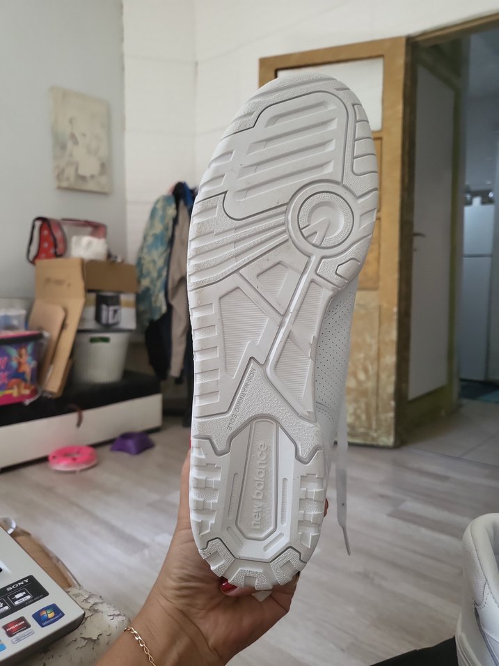 new balance orjinal Beyaz Bağcıklı Spor Ayakkabı - Görsel 4