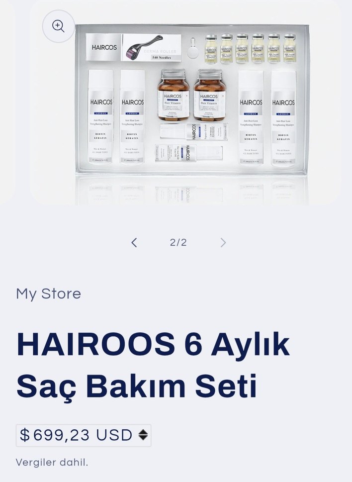 sac ekimi den sonra bakım seti - Görsel 3