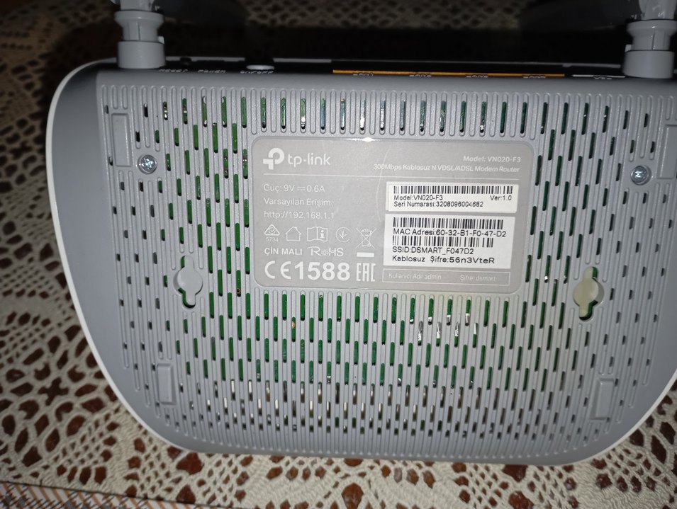 VN020-F3 KABLOSUZ VDSL MODEM - Görsel 2