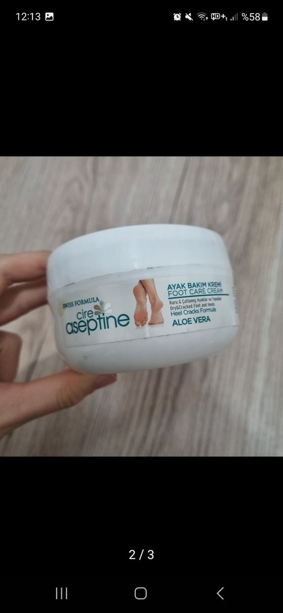 Cire Aseptine Ayak ve El Kremi - Görsel 2