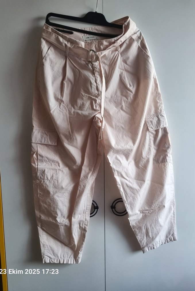 Bej Kargo Pantolon - Görsel 2