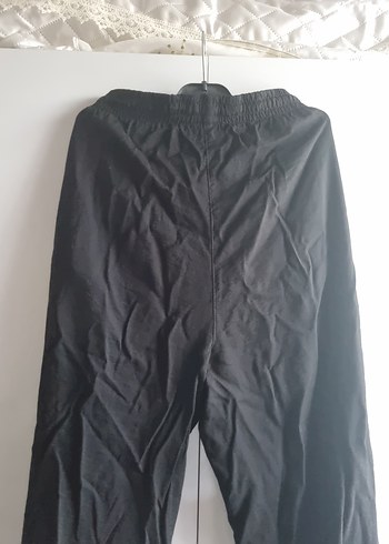 old money yeşil ve siyah keten pantolon - Görsel 7