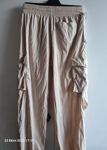 Bej Kargo Pantolon - Görsel 3