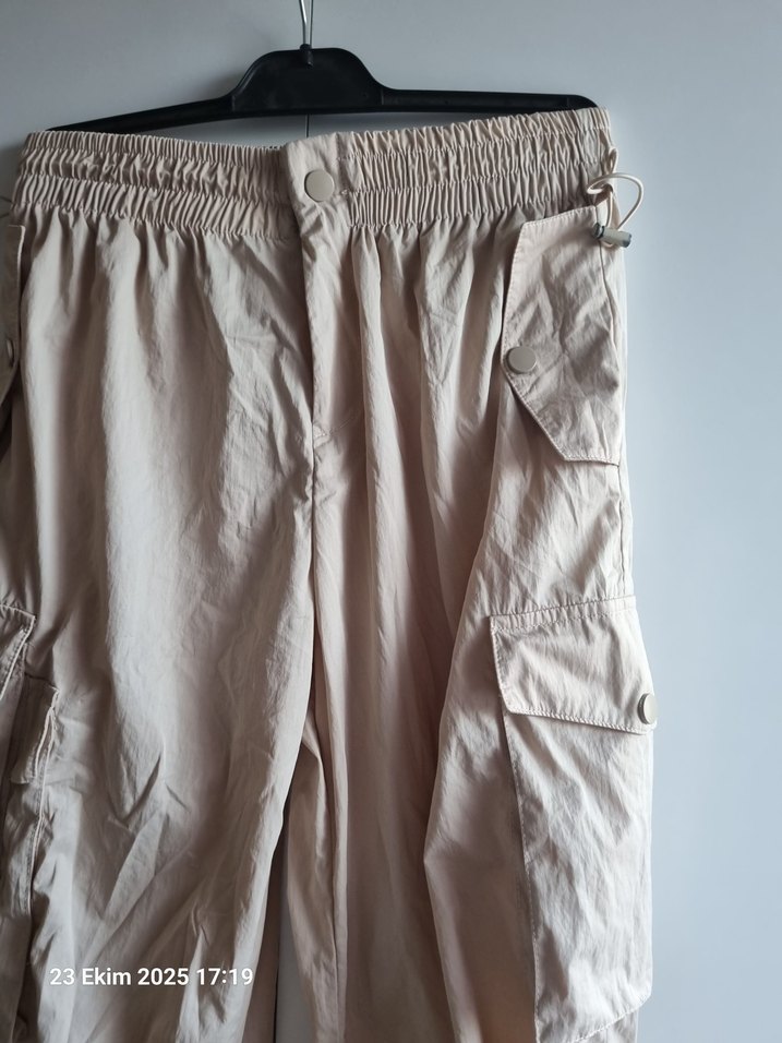 Bej Kargo Pantolon - Görsel 2