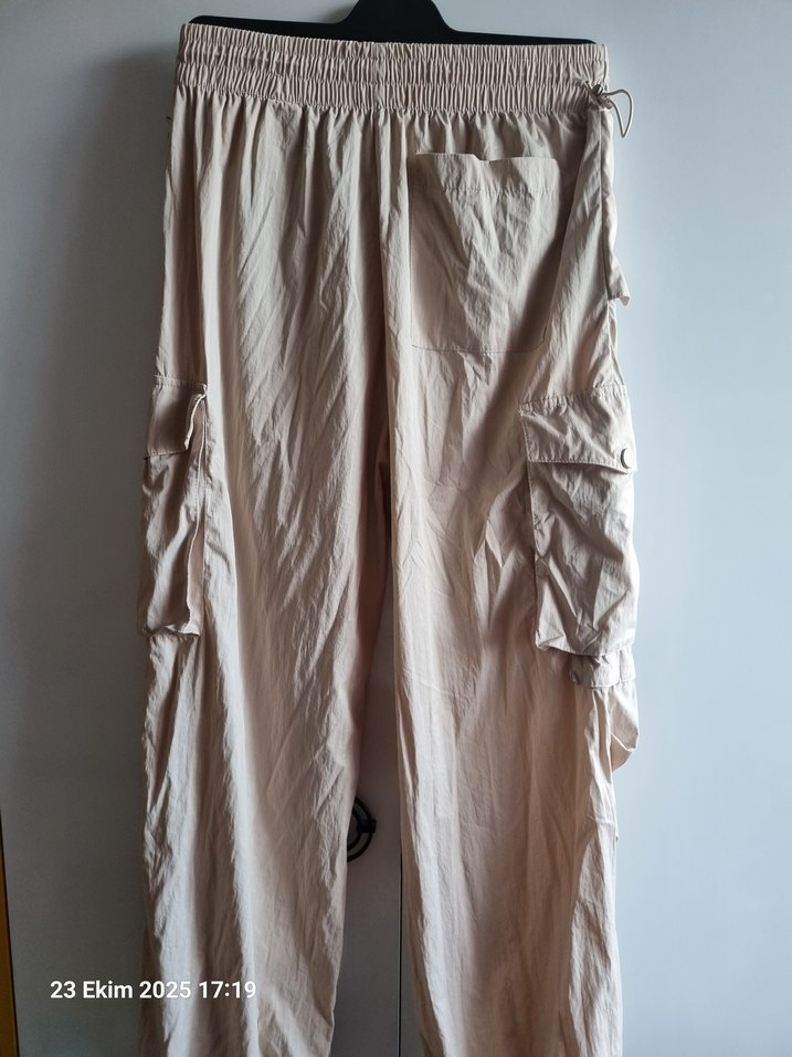 Bej Kargo Pantolon - Görsel 3