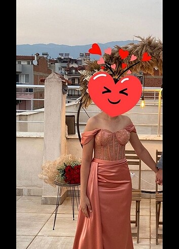 Kayık kol abiye - Görsel 4