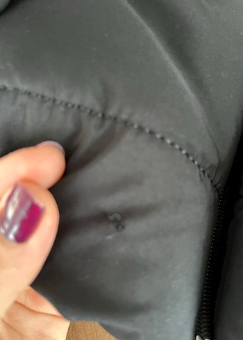 Gri çocuk Midi Kışlık Fermuarlı Mont - Görsel 5